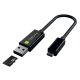 Techly Cavo USB OTG Micro B / A con Lettore Micro SD/SDHC 26cm Nero (ICOC U2OTG-SD) 6