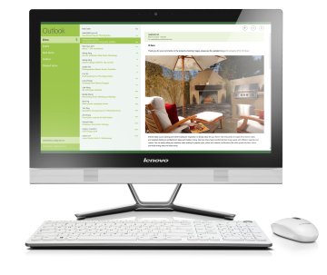 Lenovo IdeaCentre C50-30 Intel® Core™ i5 i5-5200U 58,4 cm (23") 1920 x 1080 Pixel PC All-in-one 4 GB DDR3L-SDRAM 500 GB HDD NVIDIA® GeForce® 820A Windows 8.1 Bianco
