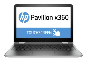 HP Pavilion x360 13-s003nl Intel® Core™ i3 i3-5010U Computer portatile 33,8 cm (13.3") Touch screen 4 GB DDR3L-SDRAM 500 GB HDD Windows 8.1 Nero, Argento
