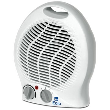 DPE Eolo Bianco 2000 W Riscaldatore ambiente elettrico con ventilatore