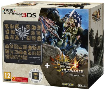 Nintendo New 3DS + Monster Hunter 4 Ultimate Ltd Ed console da gioco portatile 8,46 cm (3.33") 1 GB Touch screen Wi-Fi Nero