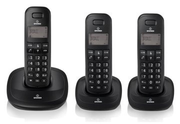 Brondi Rock Trio Telefono DECT Identificatore di chiamata Nero