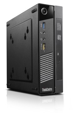Lenovo ThinkCentre M83 Intel® Core™ i5 i5-4590T 4 GB DDR3L-SDRAM 192 GB SSD Windows 7 Professional Mini PC Nero