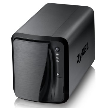 Zyxel NAS520 NAS Desktop Freescale FS1024 1 GB DDR3 0 TB HDD Nero