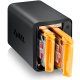 Zyxel NAS520 NAS Desktop Freescale FS1024 1 GB DDR3 0 TB HDD Nero 3