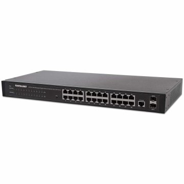 Intellinet 560917 switch di rete Gestito Gigabit Ethernet (10/100/1000) 1U Nero