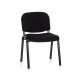 Techly Sedia da Conferenza in Tessuto Nero (ICA-CT 050BLK) 3