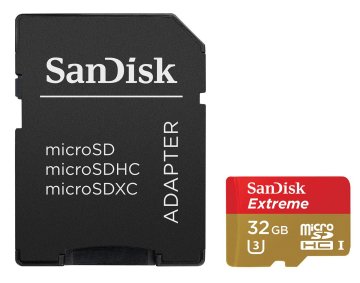 SanDisk 32GB Extreme microSDHC U3/Class 10 UHS-I Classe 10