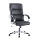 Techly Poltrona Direzionale Imbottita con Braccioli Nero (ICA-CT 899) 2