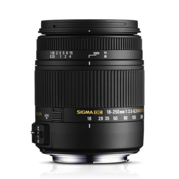 Sigma 18-250mm F3.5-6.3 DC Macro OS HSM SLR Obiettivi macro Nero