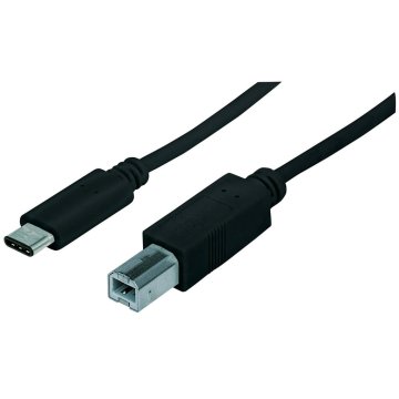 Manhattan 353304 cavo USB USB 2.0 1 m USB C USB B Nero