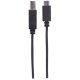 Manhattan 353304 cavo USB USB 2.0 1 m USB C USB B Nero 4