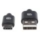 Manhattan 353298 cavo USB USB 2.0 1 m USB C USB A Nero 4