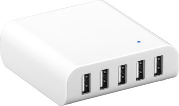Goobay 44155 Caricabatterie per dispositivi mobili Universale Bianco AC Interno
