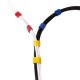LogiLink KAB0051 fermacavo Giallo 1 pz 6