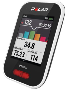 Polar V650 HR Computer da bicicletta wireless Nero