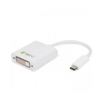 Techly Cavo Convertitore Adattatore da USB-C M a DVI F (IADAP USB31-DVI)