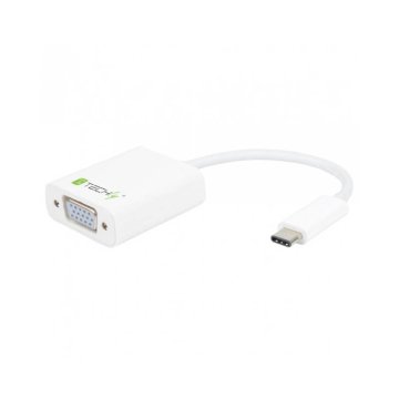 Techly IADAP-USB31-VGA adattatore grafico USB Bianco