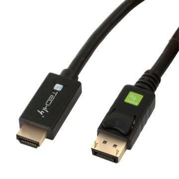 Techly Cavo Convertitore da DisplayPort 1.2 a HDMI 4K 1m (ICOC DSP-H12-010)