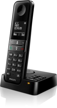 Philips Telefono cordless con segreteria D4551B/23