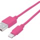 Manhattan 394222 cavo Lightning 1 m Rosa 2