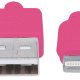Manhattan 394222 cavo Lightning 1 m Rosa 4