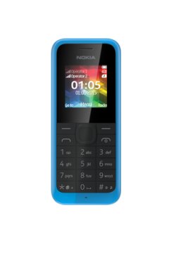 Microsoft 105 Dual SIM 3,56 cm (1.4") 69,6 g Blu