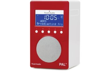 Tivoli Audio PAL+ Portatile Digitale Rosso, Bianco
