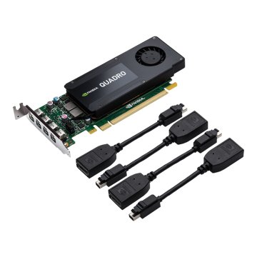 PNY VCQK1200DP-PB scheda video NVIDIA Quadro K1200 4 GB GDDR5