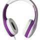 Meliconi HP Street Cuffie Cablato A Padiglione MUSICA Lillà, Bianco 2