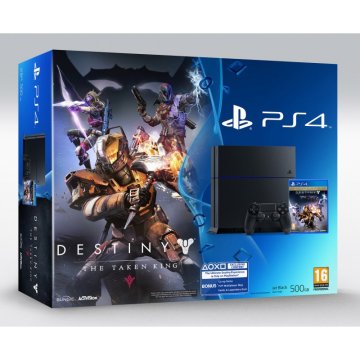 Sony PS4 500GB + Destiny: The Taken King Wi-Fi Nero