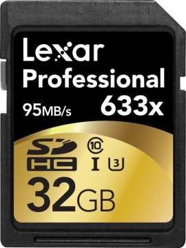 Lexar 32GB Professional 633x SDHC UHS Classe 10
