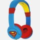 OTL Technologies DC Comics Superman Man of Steel Cuffie Cablato A Padiglione MUSICA Blu, Rosso, Giallo 2