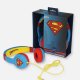 OTL Technologies DC Comics Superman Man of Steel Cuffie Cablato A Padiglione MUSICA Blu, Rosso, Giallo 6