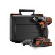 Black & Decker ASD184K-QW trapano Senza chiave Nero, Arancione 2