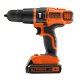 Black & Decker EGBL188KB-QW trapano Nero, Rosso 2