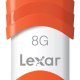 Lexar 8GB JumpDrive V30 unità flash USB USB tipo A 2.0 Arancione, Bianco 2