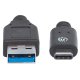 Manhattan 353373 cavo USB USB 3.2 Gen 2 (3.1 Gen 2) 1 m USB A USB C Nero 4