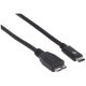 Manhattan 353397 cavo USB USB 3.2 Gen 2 (3.1 Gen 2) 1 m USB C Micro-USB B Nero 3