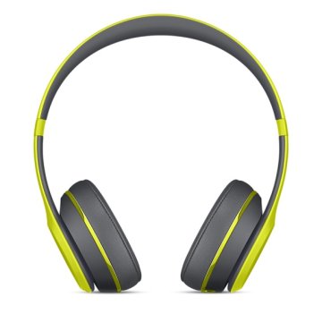 Beats by Dr. Dre Solo² Wireless Auricolare Con cavo e senza cavo A Padiglione Musica e Chiamate Bluetooth Grigio, Giallo