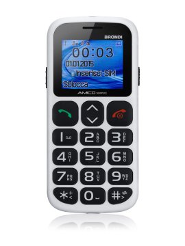 Brondi AMICO SEMPLICE 4,5 cm (1.77") Bianco