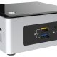 Intel NUC BOXNUC5CPYH barebone per PC/stazione di lavoro UCFF Nero, Argento BGA 1170 N3060 1,6 GHz 2