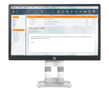 HP EliteDisplay E240 Monitor PC 60,5 cm (23.8") 1920 x 1080 Pixel Full HD LED Argento, Nero
