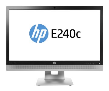 HP EliteDisplay E240c Monitor PC 60,5 cm (23.8") 1920 x 1080 Pixel Full HD LED Nero, Argento