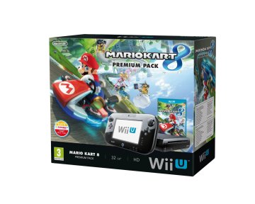 Nintendo Wii U: Premium Pack + Mario Kart 8 32 GB Wi-Fi Nero