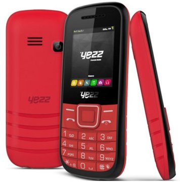 YEZZ Classic C21A 4,57 cm (1.8") 85 g Nero, Rosso Telefono cellulare basico