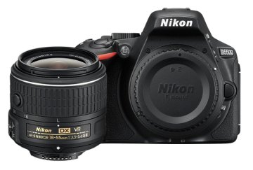 Nikon D5500 + AF-S DX NIKKOR 18-55mm Kit fotocamere SLR 24,2 MP CMOS 6000 x 4000 Pixel Nero