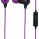 Manhattan Nova Auricolare Cablato In-ear Musica e Chiamate Nero, Viola 2
