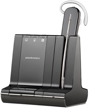POLY Savi W740 Auricolare Wireless A clip Ufficio Bluetooth Nero