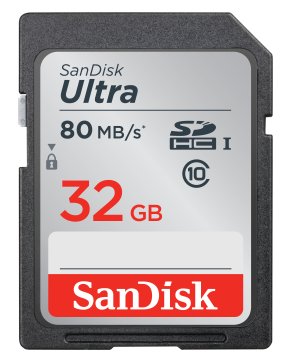 SanDisk Ultra 32 GB SDHC UHS-I Classe 10